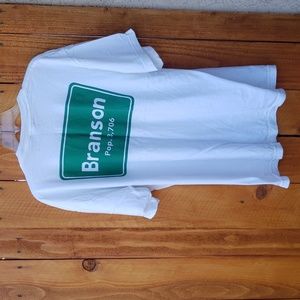 Branson Population 3,706 White T Shirt XL
